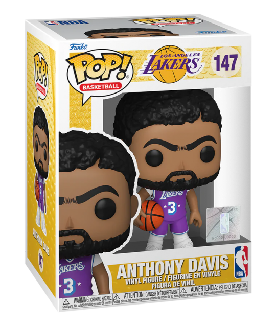 Funko POP! NBA: Anthony Davis (Los Angeles Lakers) City Edition 2021-22